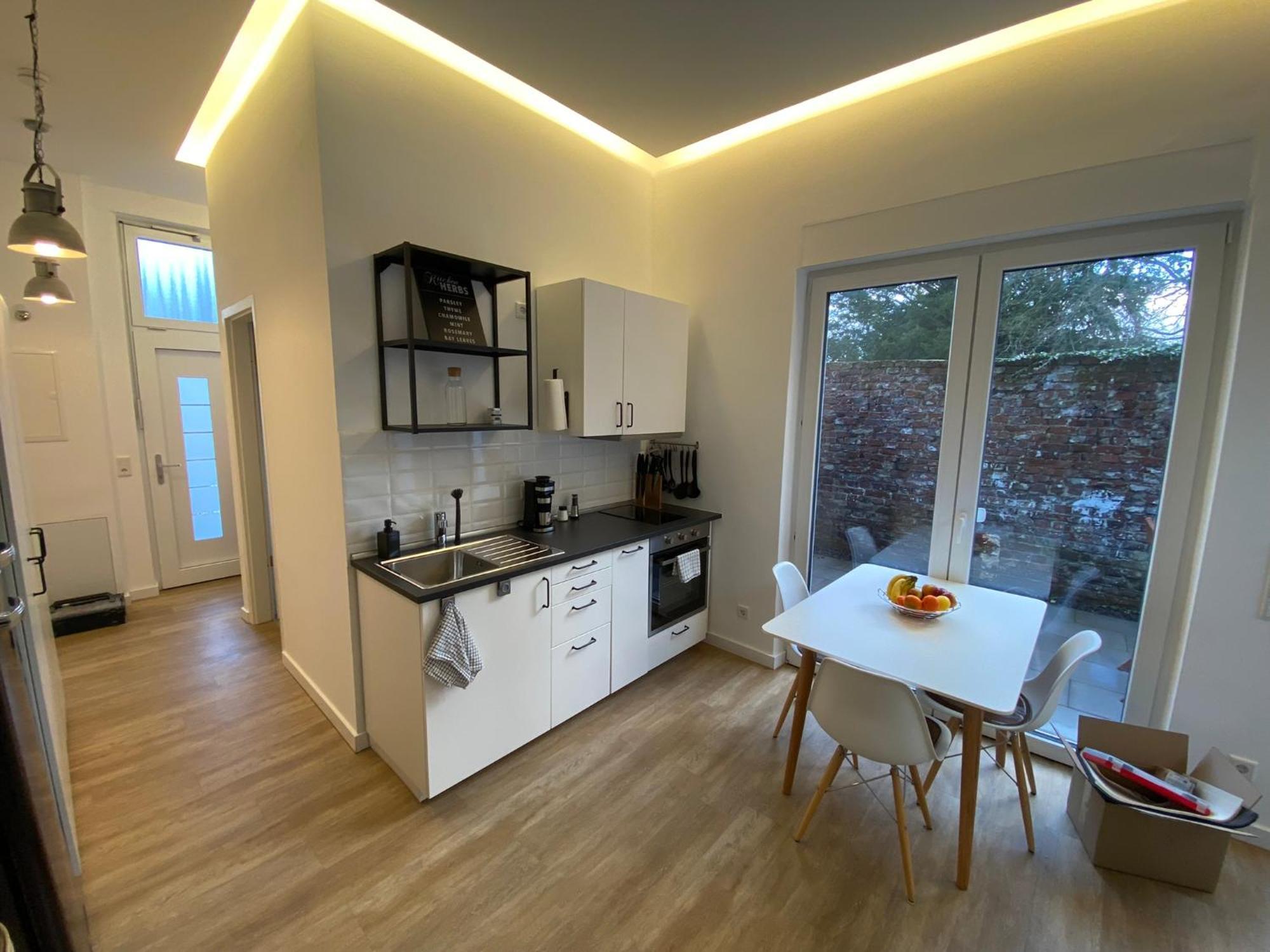 Schoene, Moderne Wohnung Mit Grosszuegiger Terasse Essen Extérieur photo